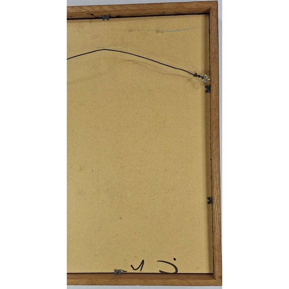 Vintage Pope John Paul II Wood Scroll Saw Art Framed Religious Catholic Picture - Picture 9 of 10